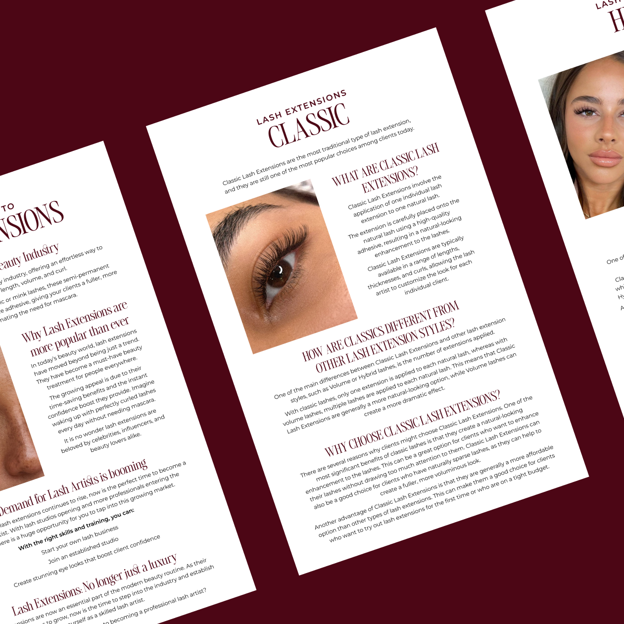 The Lash Extensions Masterclass