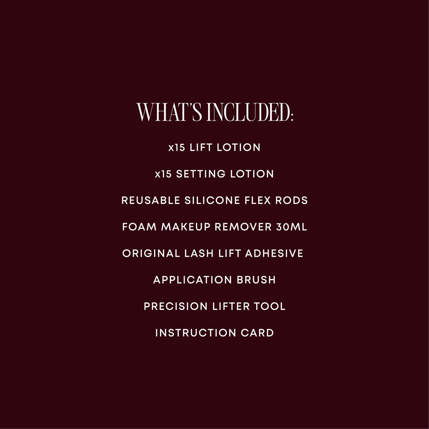 The Lash Lift Training Kit